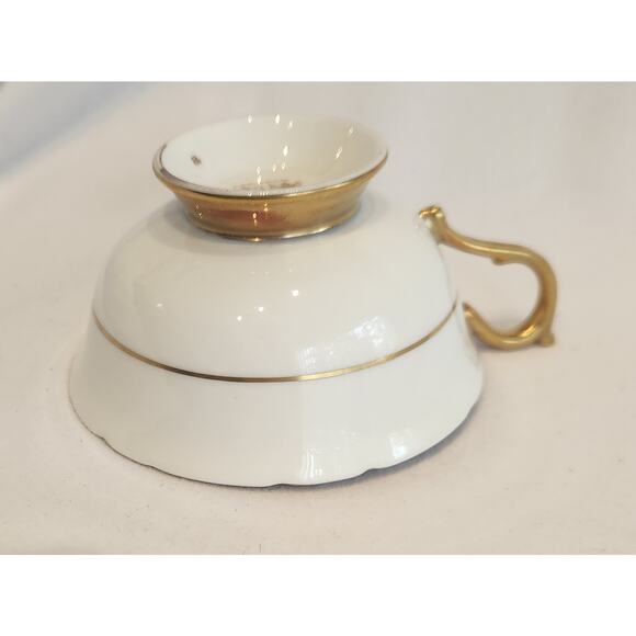 Paragon Bone China Teacup Cobalt Blue & Heavy Gold Filigree Floral Ctr 37–52 - Picture 2 of 5